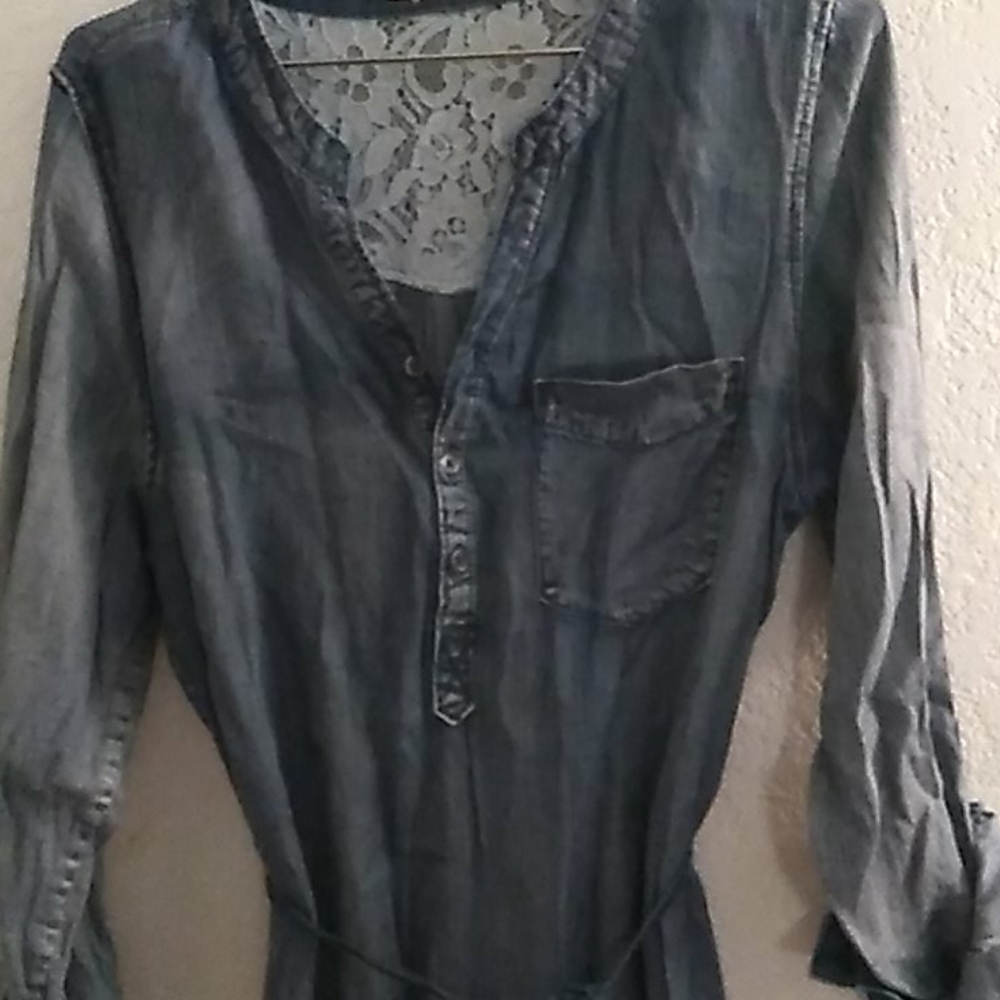 Denim dress - Picture 2 of 4